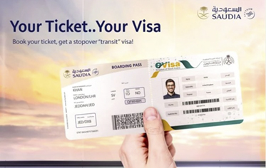 Saudi Arabian Airlines lanza el primer visado de escala en Arabia Saudí